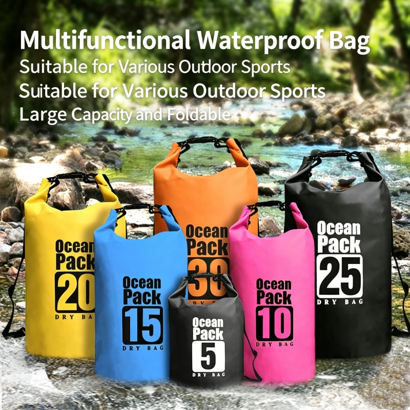 Fishing Boat Oar - Swimming Waterproof Dry Bag 5L/10L/20L/30L Outdoor