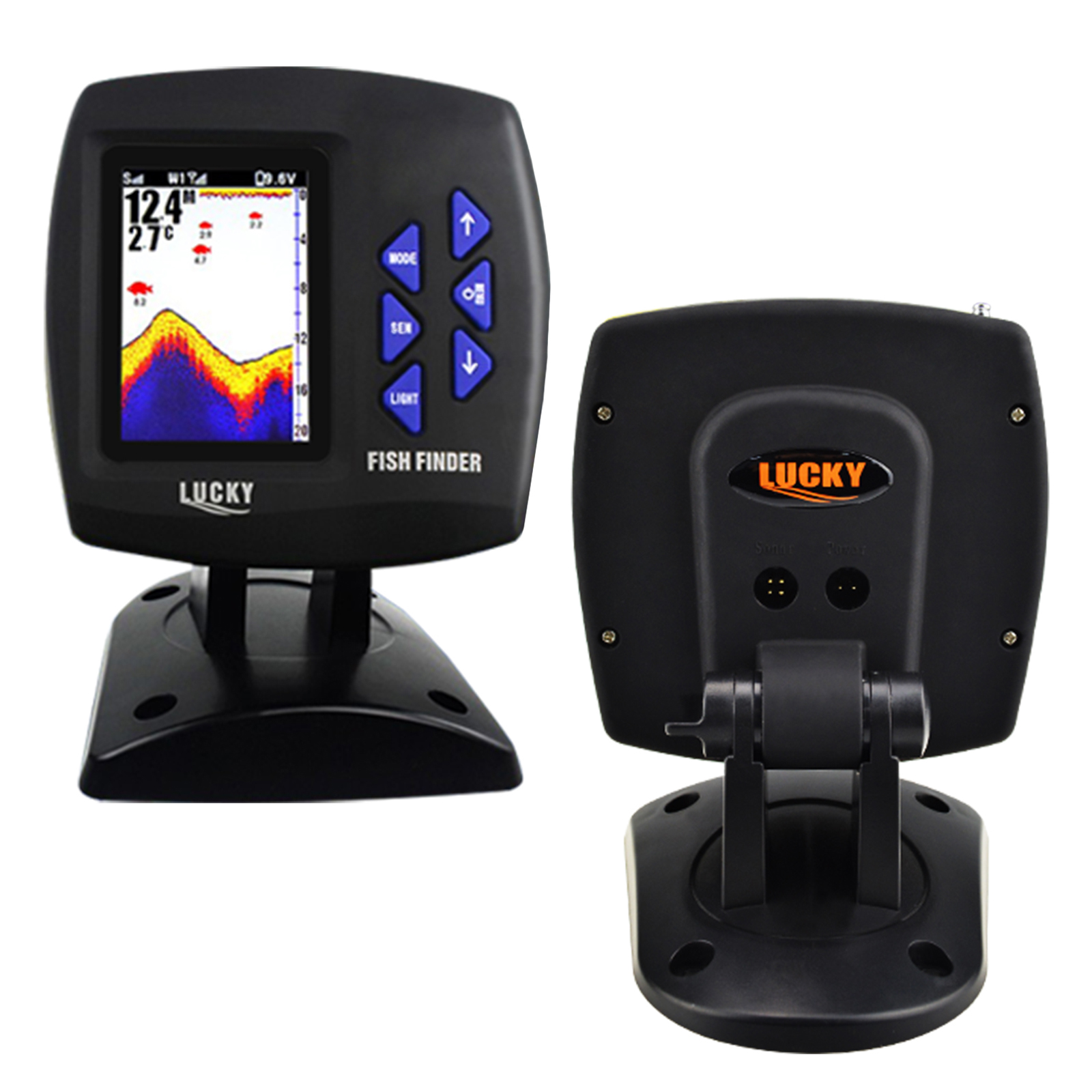LUCKY Fishfinder 300m/ 980ft F - Fishing Boat Depth Finder review and price