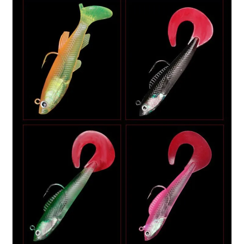 10 Pcs Lure Baits with T-tail  - Fishing Boat Anchor review and price