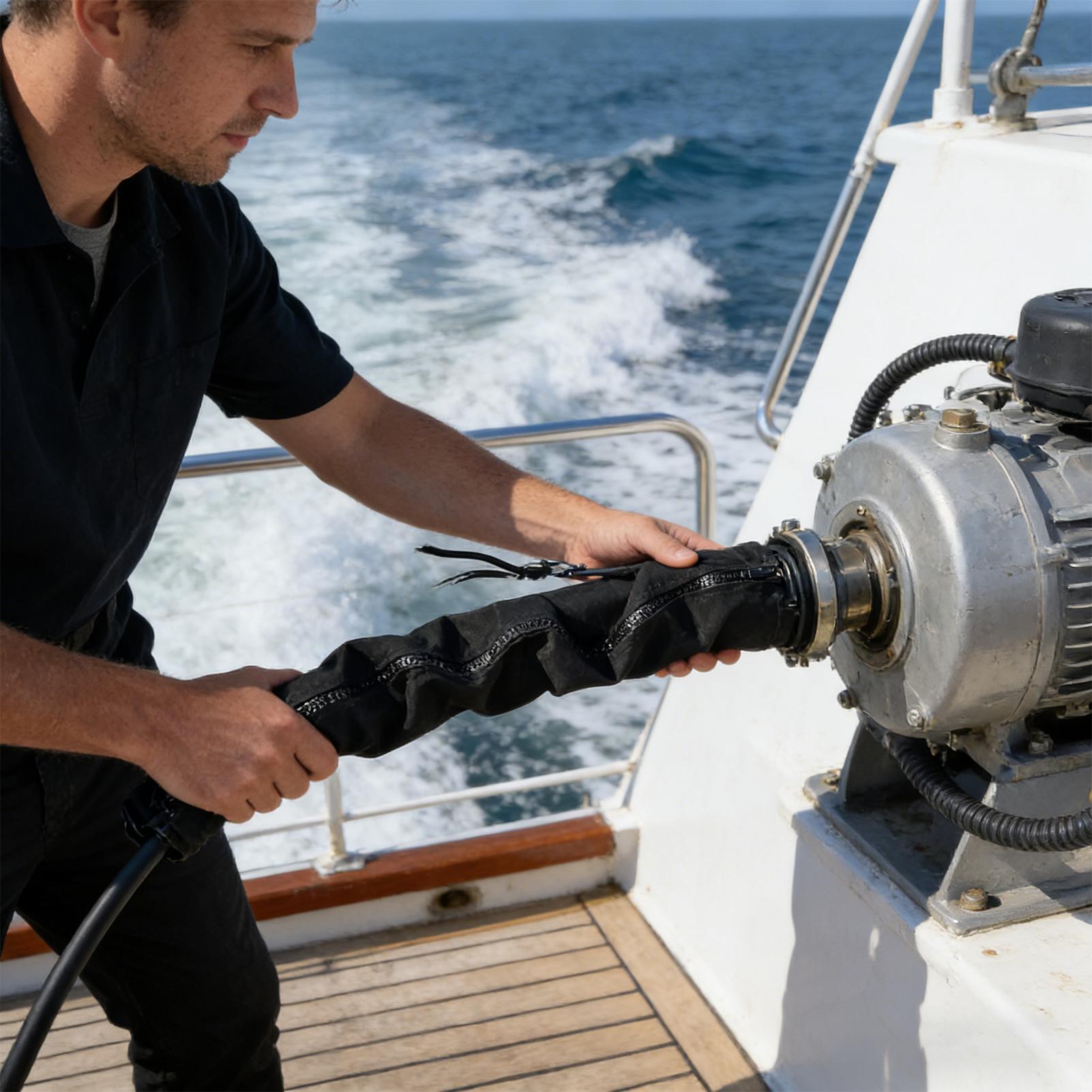 Outboard Rigging Sleeve 48 Inc - Fishing Boat Trolling Motor review and price