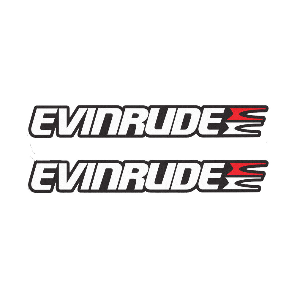 2pcs for Evinrude sticker deca - Fishing Boat Outboard Motor review and price