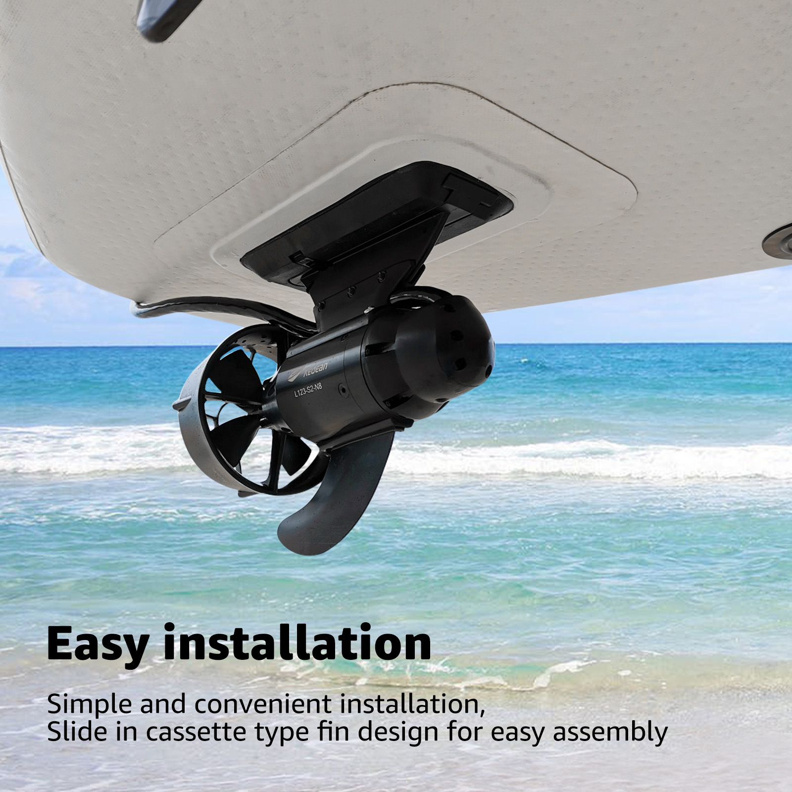 380W 600W Electric Fins Stand  - Fishing Boat Trolling Motor review and price