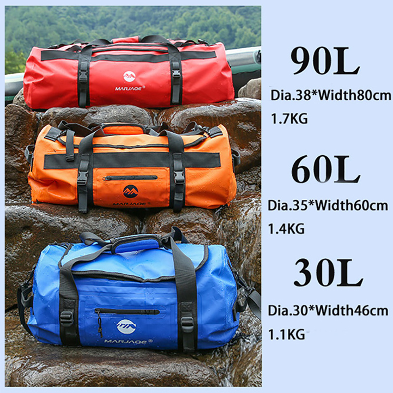 30L 60L 90L Waterproof Kayakin - Fishing Boat Oar review and price
