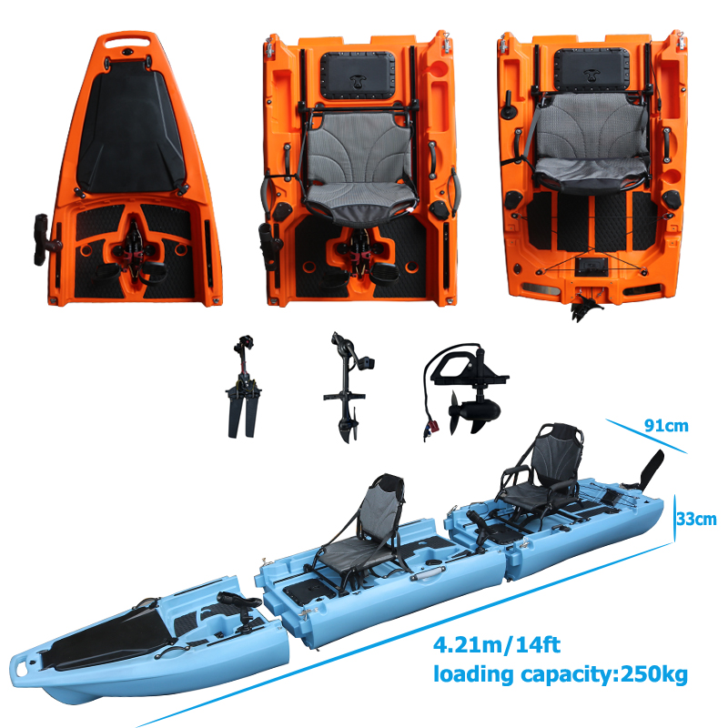 14FT 2 Person Detachable  Peda - Fishing Boat Seat review and price