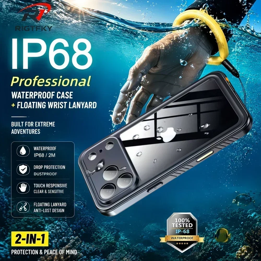 IP68 Waterproof Case for iphon - Fishing Boat Cover review and price