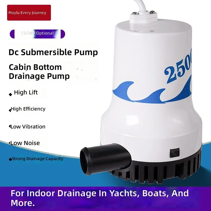 Marine Bilge Pump 12V 24V DC S - Fishing Boat Bilge Pump review and price