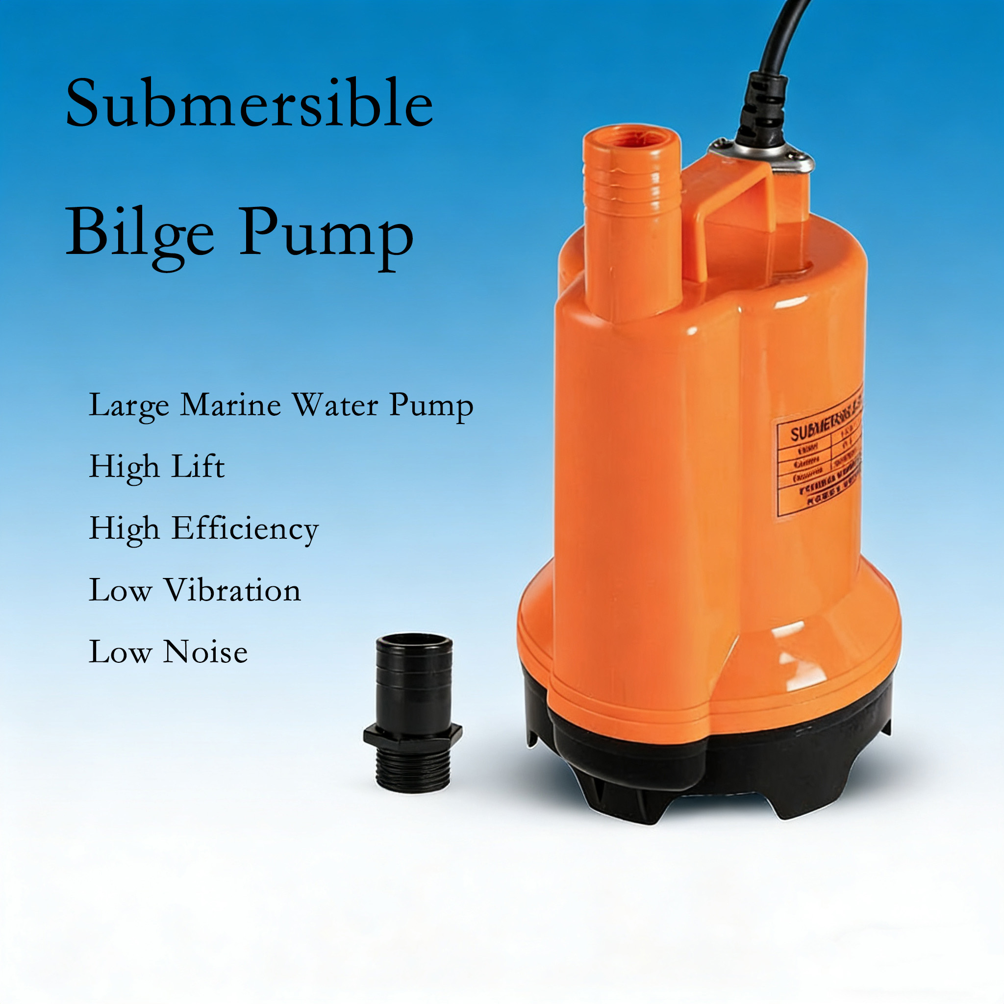 12V DC Submersible Water Pump, - Fishing Boat Bilge Pump review and price
