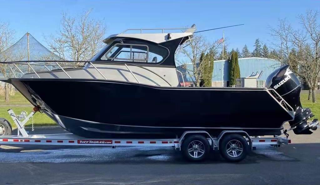 Aluminum Luxury Cabin Cruiser  - Fishing Boat Outboard Motor review and price